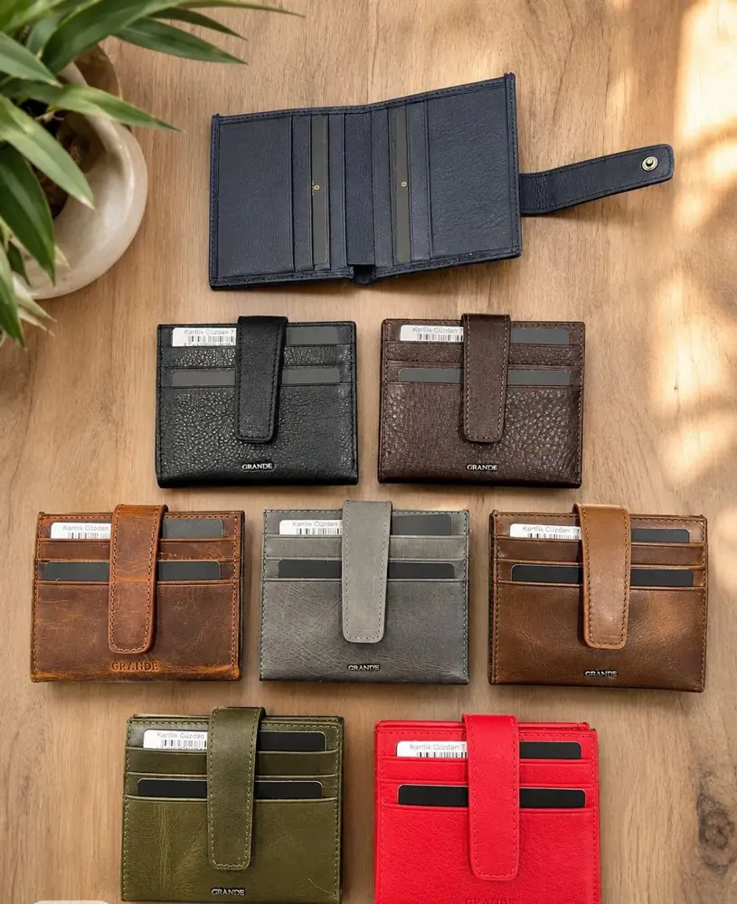 Porte-feuille en cuir
