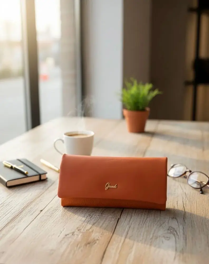 Porte-feuille en cuir