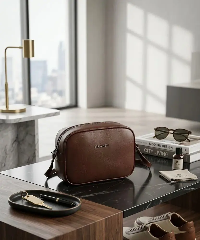 Sac à main en cuir